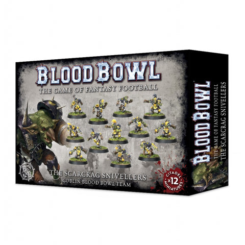 The Scarcrag Snivellers Goblin Blood Bowl Team