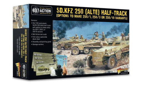 Sd.Kfz 250 (Alte) half-track (options to make 250/1, 250/3 or 250/10 variants)