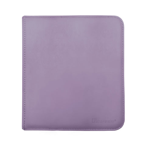 12 Pocket Zippered Pro Binder - Purple