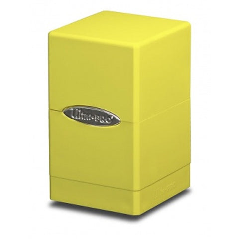 Satin Tower Deck Box - Bright Yellow