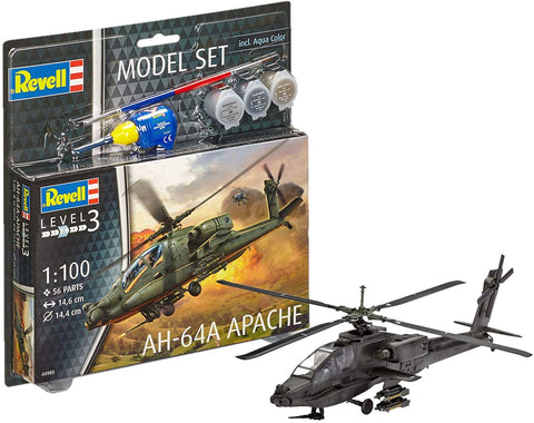AH-64A Apache 1:100 Scale Model Kit