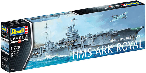 HMS Ark Royal and Tribal Class Destroyer Model Kit