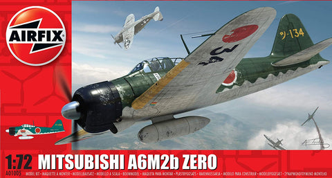 MITSUBISHI A6M2b ZERO 1:72 Model Kit