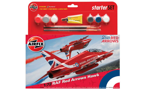 RAF Red Arrows Hawk Starter Set 1:72