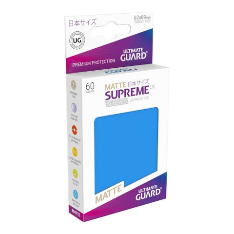 Japanese Supreme Matte UX Sleeves 60 Pack - Royal Blue
