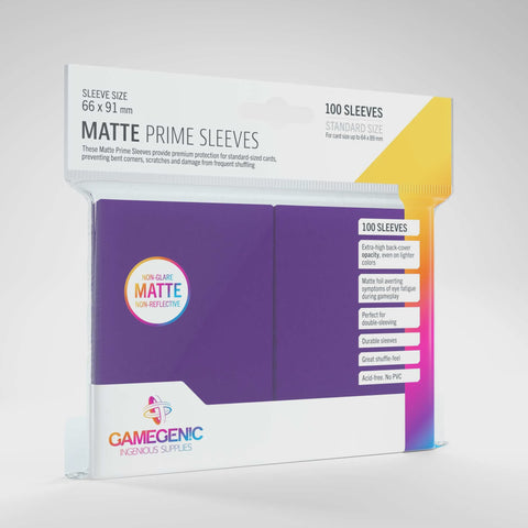 Matte Prime Sleeves - Purple (100)