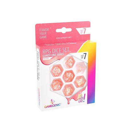 Gamegenic Candy-like Series - Peach - RPG Dice Set (7pcs)