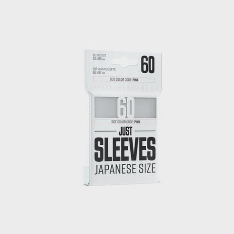 Just Sleeves: Japanese Size White (60)