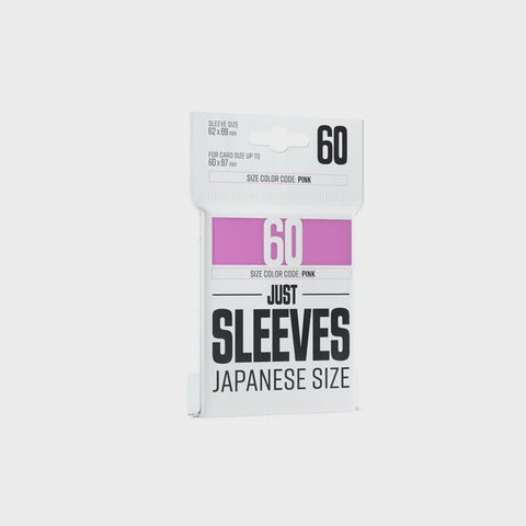Just Sleeves: Japanese Size Pink (60)