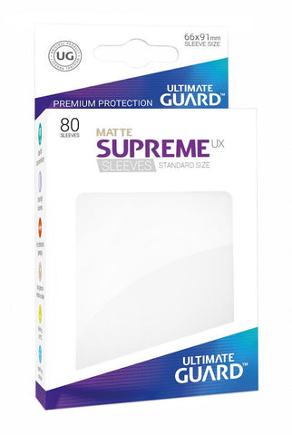 Supreme UX Sleeves Standard Size Matte White (80)