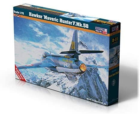 Hawker Hunter F.Mk.58 Maverick Plastic 1/72 Model Kit