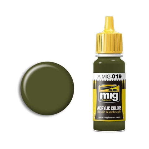 4Bo Russian Green 17ml - Ammo By Mig - MIG019