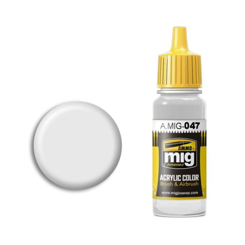 Satin White 17ml - Ammo By Mig - MIG047