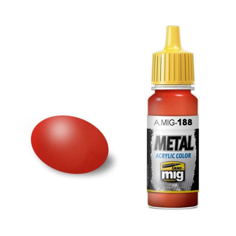 Metallic Red 17ml - Ammo By Mig - MIG188