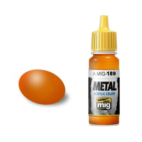 Metallic Orange 17ml - Ammo By Mig - MIG189