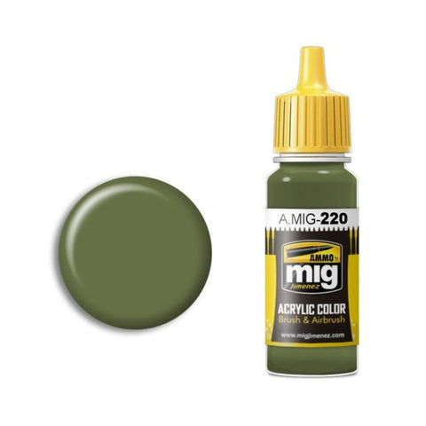 FS 34151 Zinc Chromate Green (Interior Green) 17ml - Ammo By Mig - MIG220