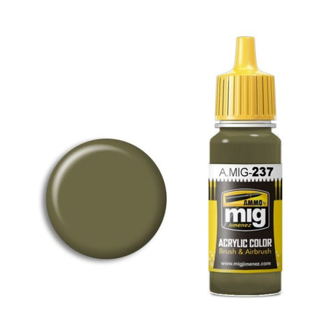 FS 23070 Dark Olive Drab 17ml - Ammo By Mig - MIG237
